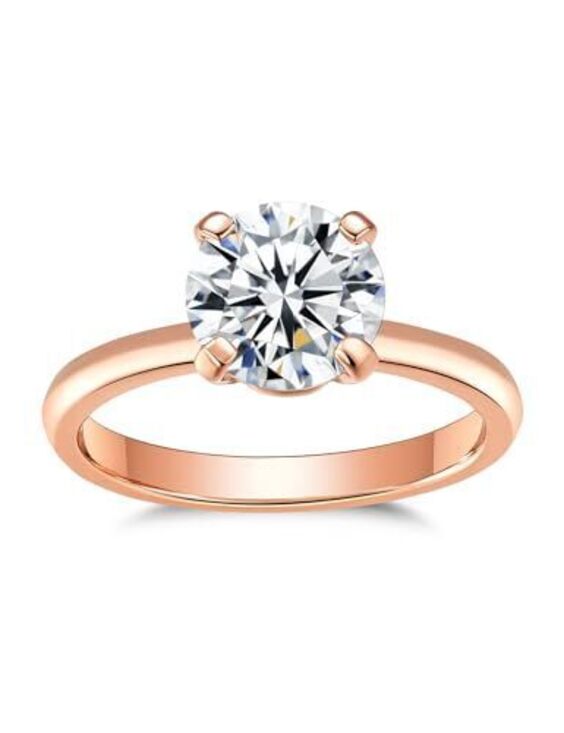 Jewelry - 4452 Moissanite Solitaire Engagement Ring Engagement Rings Moissanite